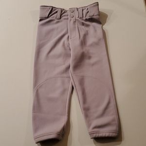 Youth baseball pants grey